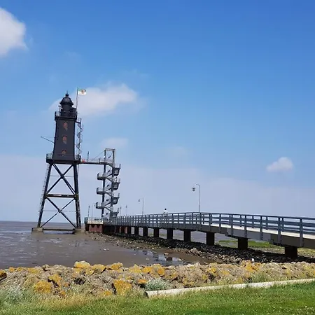 Strandnah Ferienwohnung Haus Sonnenstrahl Dorum-Neufeld Wlan Terrasse Parkplatz *