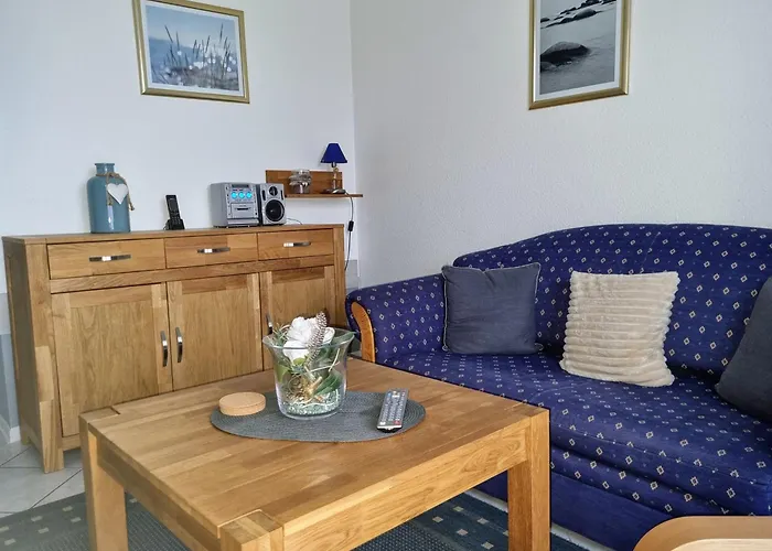 Strandnah Haus Sonnenstrahl Dorum-neufeld Hund Terrasse Parkplatz Apartment